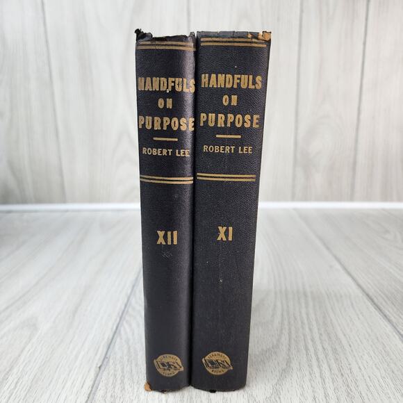 Robert Lee Other - (2) Vintage Books: 1943-45 Handfuls on Purpose Vol XI & XII Robert Lee Religious